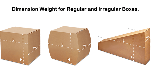 dimensional weight